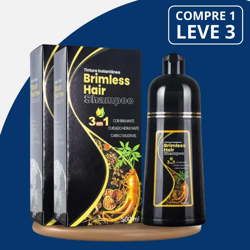 [COMPRE 1 LEVE 3] Shampoo Brimless Botânico Natural 3 em 1 (Dura Até 6 Meses!) + BRINDE Especial