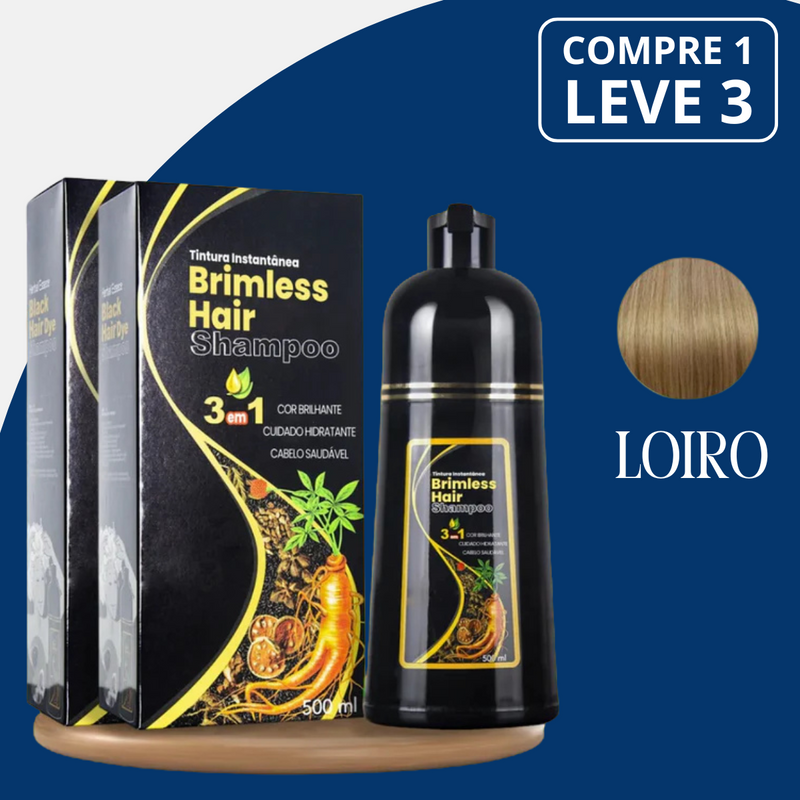 [COMPRE 1 LEVE 3] Shampoo Brimless Botânico Natural 3 em 1 (Dura Até 6 Meses!) + BRINDE Especial