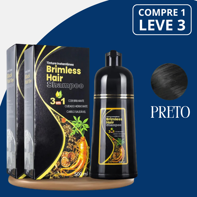 [COMPRE 1 LEVE 3] Shampoo Brimless Botânico Natural 3 em 1 (Dura Até 6 Meses!) + BRINDE Especial