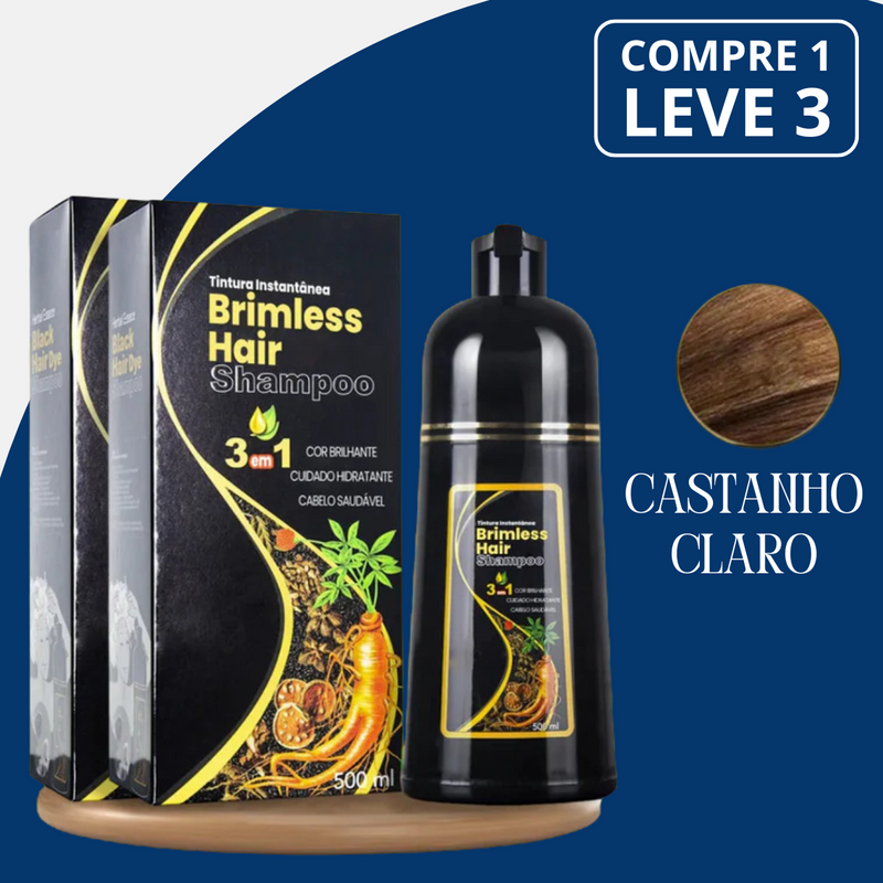 [COMPRE 1 LEVE 3] Shampoo Brimless Botânico Natural 3 em 1 (Dura Até 6 Meses!) + BRINDE Especial