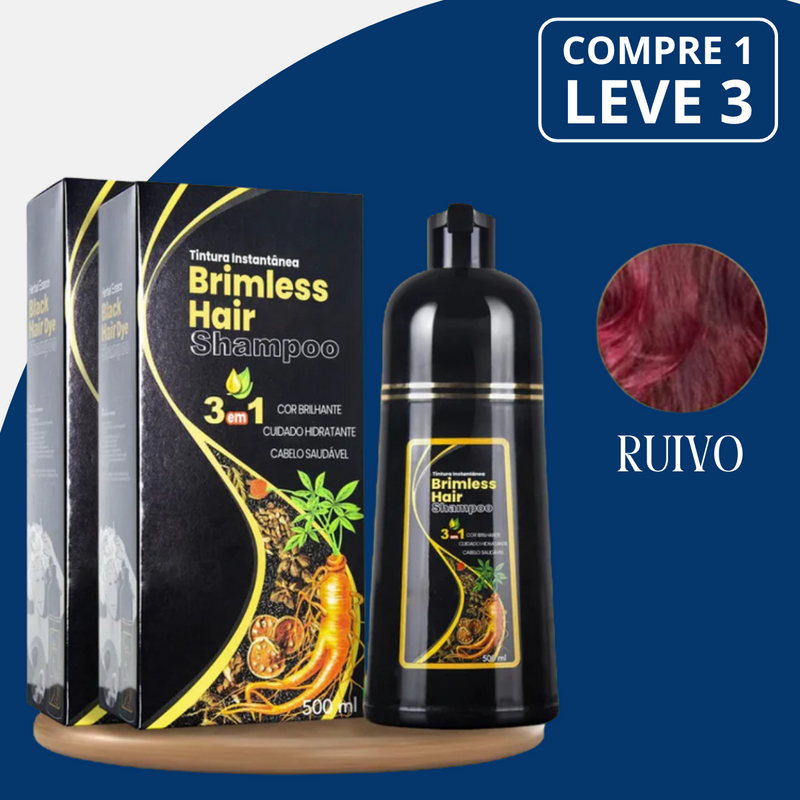 [COMPRE 1 LEVE 3] Shampoo Brimless Botânico Natural 3 em 1 (Dura Até 6 Meses!) + BRINDE Especial